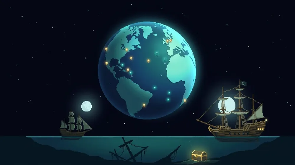 Pirates and Shipwrecks map preview