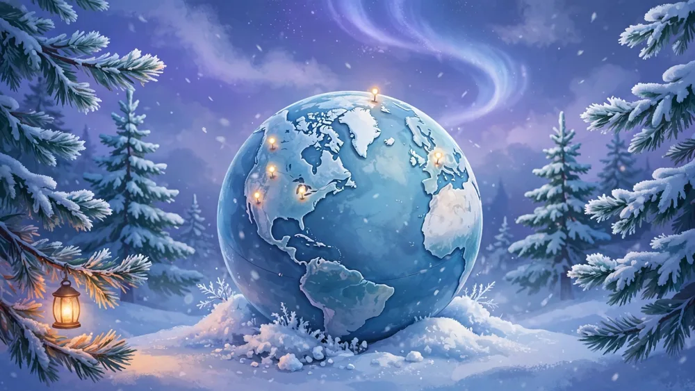Winter Lights populated map preview